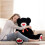 Urso de pelúcia de 43 polegadas com coração vermelho 2