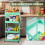 Rolling Storage Cart Mint Green 4-Tier with 3 Cups 4 Hooks 2