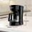 Cafetière noire 12 tasses avec technologie Vortex 8