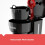 Cafetière noire 12 tasses avec technologie Vortex 6