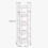 White 4-Tier Bookshelf with Rust-Resistant Metal Frame 3