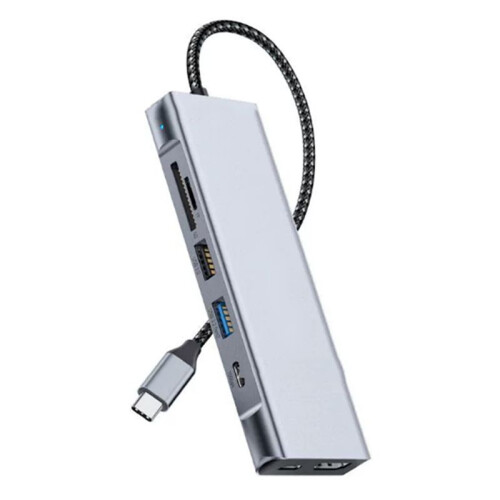 USB Hub with Disk Storage Function M.2  NVME SSD Enclosure Type C to -Compatible Docking Station 1