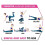 XIRQI Resistance Silica Elastic Band Loop 5-Pack 5