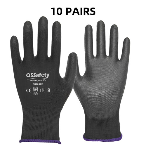 ESD Anti-Static Work Gloves13-Gauge10Pairs 2