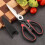 Kitchen Shears Stainless Steel Heavy Duty 1 Pair 4