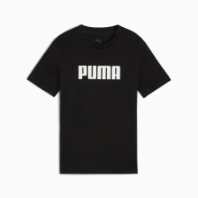 Puma ESS LOGO drenge T-shirt sort 68834001 størrelse 152