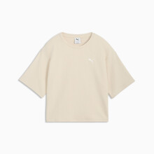 Puma ESS ELEVATED RELAXED dame T-shirt beige 69181387 r L