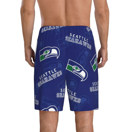 Seahawks korte herrepyjamasbukser med holdlogo 2