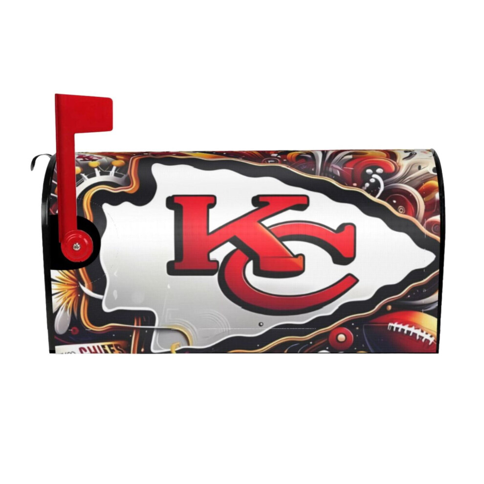 Chiefs Mailbox Cover Waterproof Sunscreen 21X18 In 354484026262