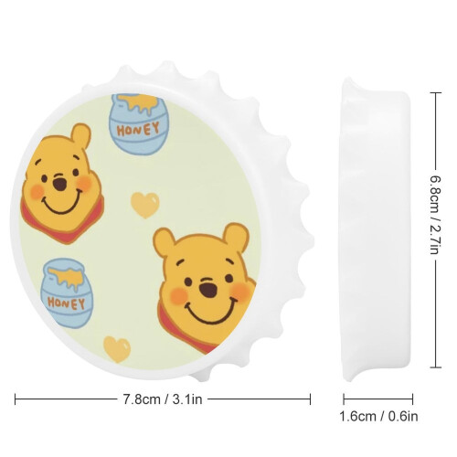 Ανοιχτήρι μπουκαλιών Winnie the Pooh με μαγνήτη ψυγείου 1 τεμάχιο 1