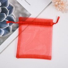 Drawstring Mesh Gift Bags Organza 2.8x3.5 inch 100 pcs