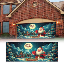 Christmas banner garage door decoration outdoor indoor large