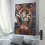 Λευκή εκτύπωση Mahagala Thangka Art 16x24 ίντσες 3