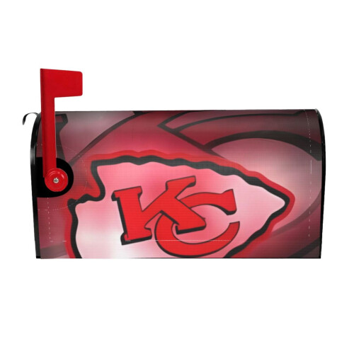 Capa para caixa de correio do Kansas City Chiefs, à prova d'água e resistente ao sol, 53 x 46 cm (21 x 18 polegadas).