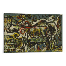 Affiche murale abstraite de Jackson Pollock, 20 x 30 cm (08 x 12 pouces)