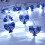 Christmas Snowflake Lights Amber Battery Operated 10 Pack 3