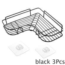 Triangle bathroom shelf wall mounted non-perforated 1/2/3