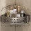 Aluminum wall-mounted shelf bathroom storage rack 30cm 1