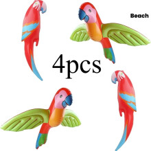 Loro inflable Tropical de verano, pájaro inflable de guacamayo rojo vibrante, decoración de Fiesta EN LA Piscina de
