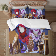 Ensemble de couette Spidey pour lit simple, 3 pièces, 239 x 264 cm