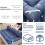 Matrastopper, gewatteerd, verkoelend, ademend, 7,6 cm 4