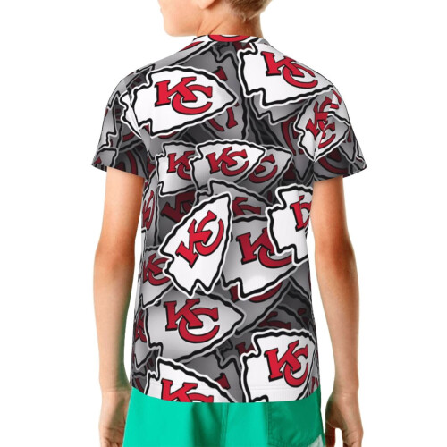 Νεανική κοντομάνικη μπλούζα KC Chiefs για λάτρεις των σπορ 1