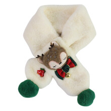 Weihnachtsschal für Babys und Mädchen, Winter, Cartoon, warmes Lätzchen