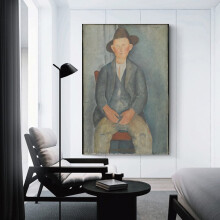 Affiche d'art imprimée d'Amedeo Modigliani 12x18 pouces