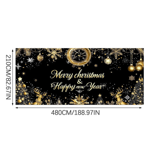 Weihnachtsgaragenbanner 480 x 210 cm 1