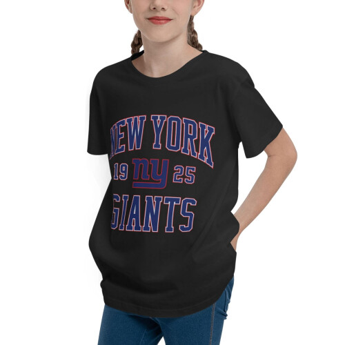 Παιδική κοντομάνικη μπλούζα NY Giants με λογότυπο ποδοσφαίρου (1 τεμάχιο) 1