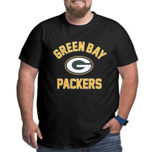 Herre-T-shirt med korte ærmer og store størrelser
