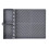 Sort stengrill silikone sidehyldemåtte 11x8 tommer 1