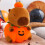 Plys Capybara Græskar Bamse Sofa Pude 1 stk 5