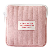 Aufbewahrungstasche für Kopfhörer für Damen, klein, rosa