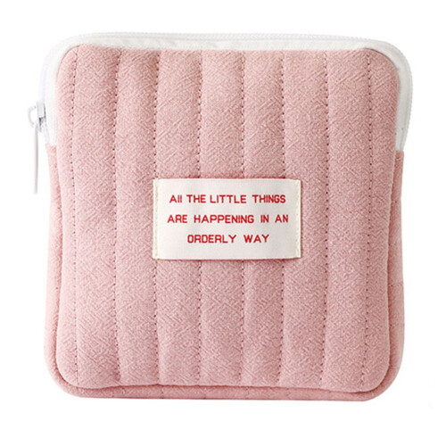 Custodia per auricolari da donna, rosa, piccola