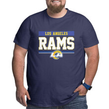 LA Rams Herren-Football-T-Shirt in großen Größen