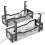 Under Desk Cable Management Tray Black13.38inch 1