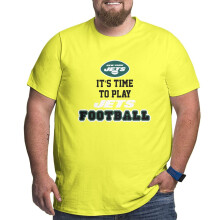 NY Jets Herren-Football-Team-Logo-T-Shirt in großen Größen