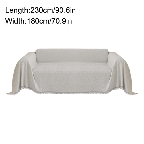 Überwurfdecke, Fischgrätmuster, Vier-Jahreszeiten-Sofa