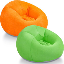 Fauteuil de camping gonflable pliable canapé paresseux 2 pièces