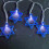 Christmas Snowflake Lights Amber Battery Operated 10 Pack 1