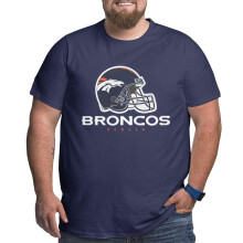 Broncos Herren-Football-T-Shirt in großen Größen