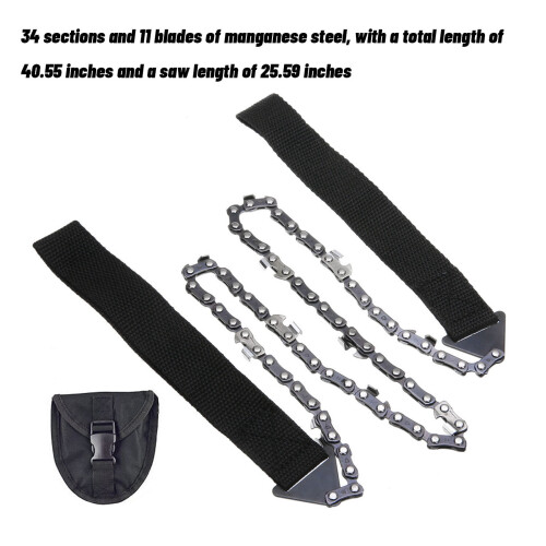 Ficksåg, 25,6 tum, fällbart kolstålsblad, nylon 2