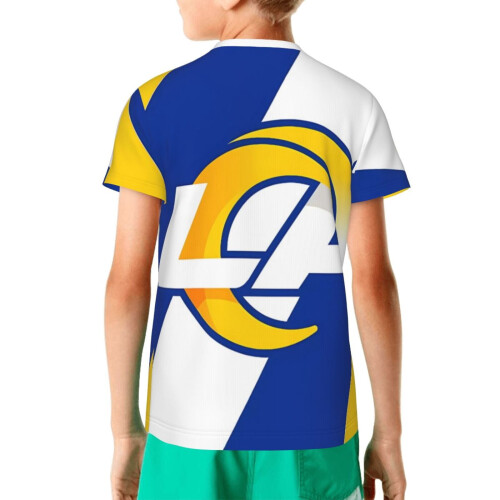 Dětské tričko s krátkým rukávem LA Rams s logem 1