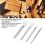 Leather hole punch set 4 pcs 1/2/4/6 prong spacing 4
