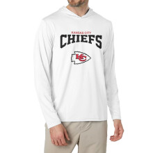 Men's hooded long-sleeve T-shirt with Chiefs logo