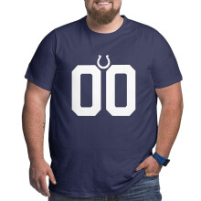 Camiseta masculina tamanho grande e alta com o logotipo do time de futebol americano