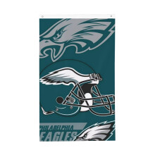 Doppelseitige Fanflagge des Footballteams der Philadelphia Eagles, 3 x 5 Fuß
