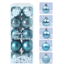 Christmas Ball Ornaments Gold Silver Champagne 20 pcs
