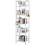 White 4-Tier Bookshelf with Rust-Resistant Metal Frame 1